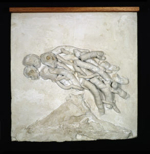 HARPIES, SIRENS AND SIBYLS LIE, A GRAND BATTLE--SONGS OF HEROISM; A SUITE OF RELIEF SCULPTURES
