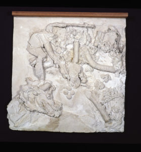 PRESAGE OF THE HUNGER, A GRAND BATTLE--SONGS OF HEROISM; A SUITE OF RELIEF SCULPTURES