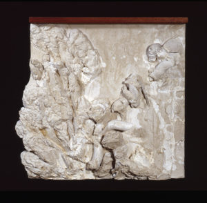 BATTLE SCENE, THE BEAUTY, A GRAND BATTLE--SONGS OF HEROISM; A SUITE OF RELIEF SCULPTURES