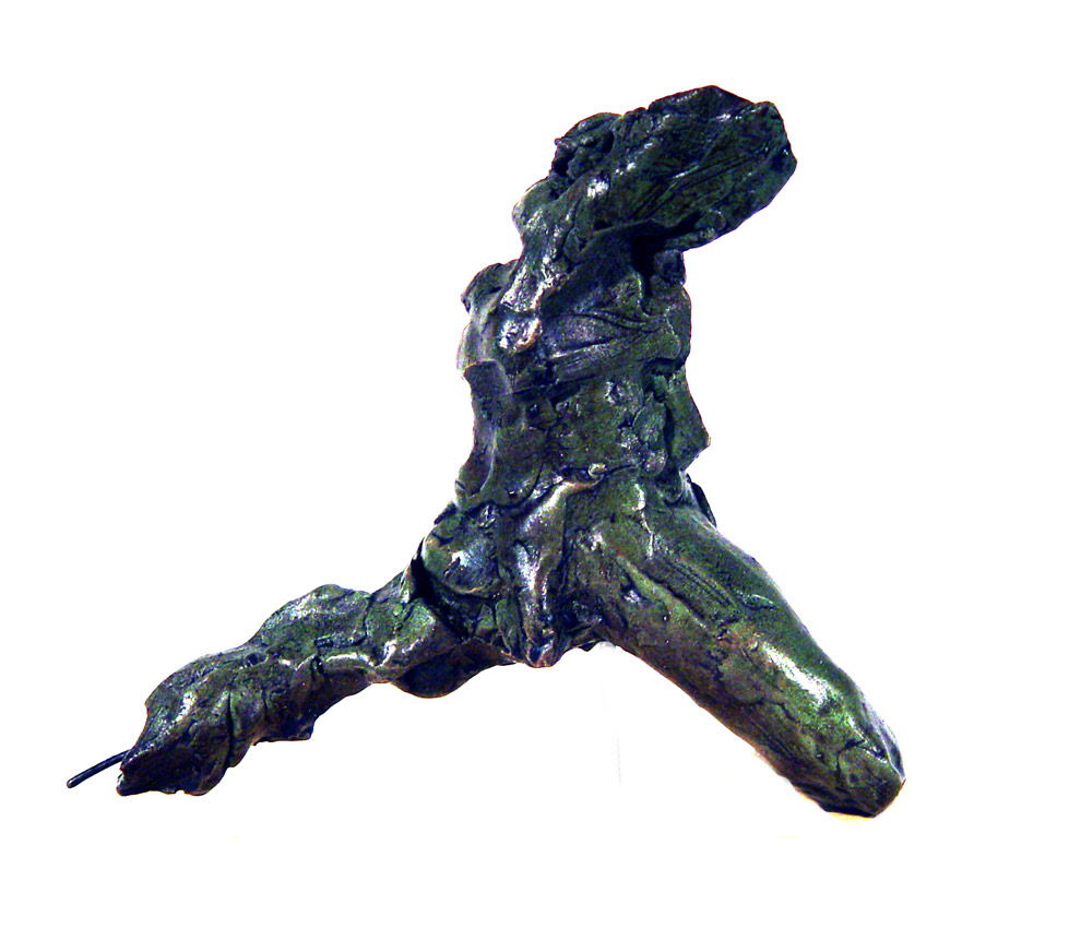 Figure, small terra-cotta sculpture, Ed Smith